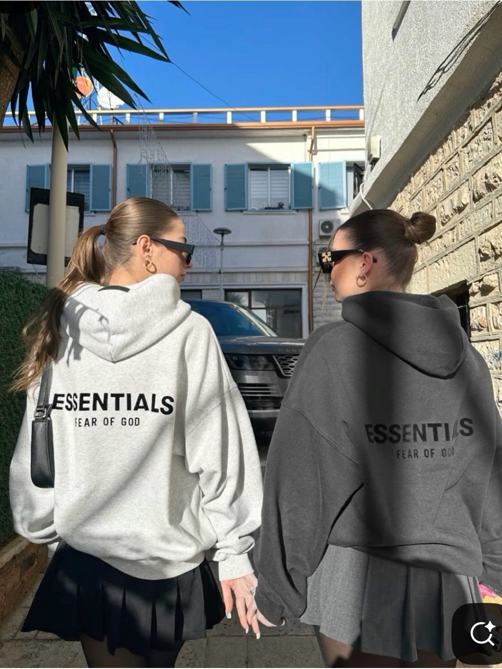 NWT ESSENTIALS GREY HOODIE 🎧✨